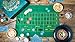 Talking Tables Casino Night Game Kit - Play Poker, Blackjack, Roulette - Gambling Set for Adults, Gifts for Him - Contains Game Mat, Chips, Play Money, Balls, Playing Cards (Host-Casino-V2)