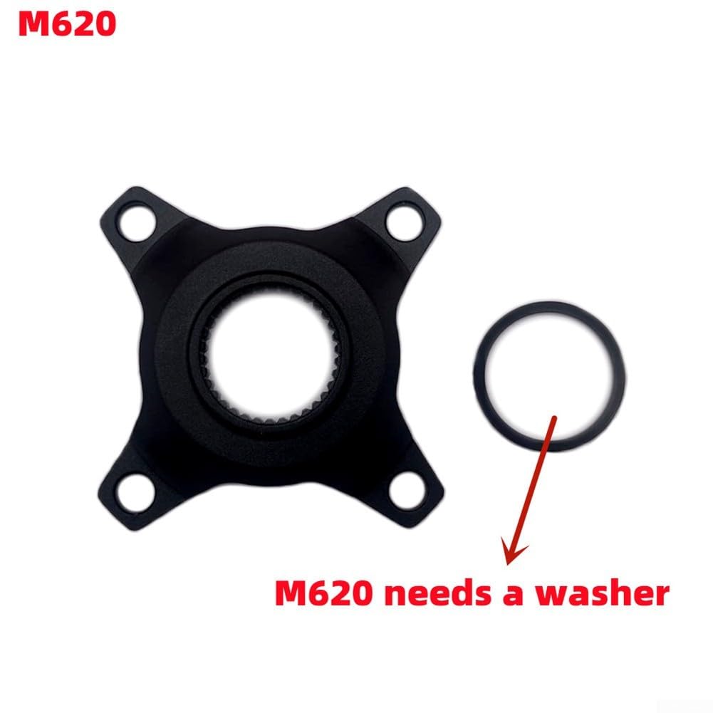 34T/36T/38T/40T Kettenblatt mit Spider Adapter 104BCD für optimalen Bafang-Antriebsmotorbetrieb (38TChainring + Adapter)