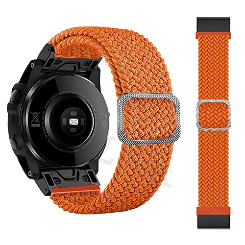Bracelet de montre 26 mm en nylon à dégagement rapide pour Garmin Fenix 7X 6X 5X 3HR