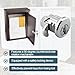 MP4946 Mailbox Locks with Keys Replacement for Cutler-Federal Mailboxes Locks, 1-9/16 in. Cam Reach Mailbox Lock Replacement for Prime-Line Mail Box Lock - 2 Set