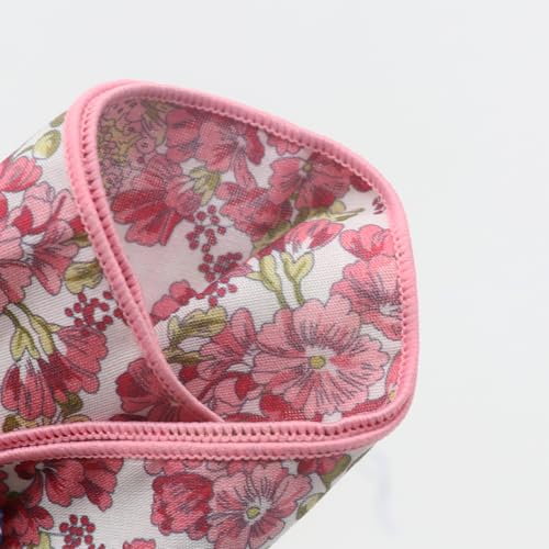 Image of Floral Pocket Squares for Men with Holder Printed Flower Mens Handkerchief Cotton Suit Pocket Hanky for Wedding
