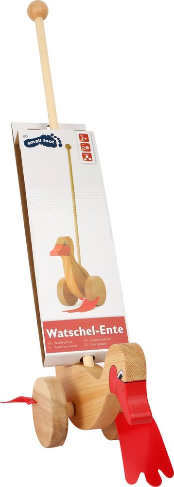 GoKi Wooden Push Along Duck, Mixed, 20 x 13 x 65 cm - Image 2