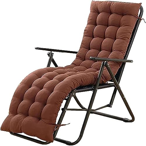 Coussin de chaise longue de patio antidérapant matelassé dossier haut