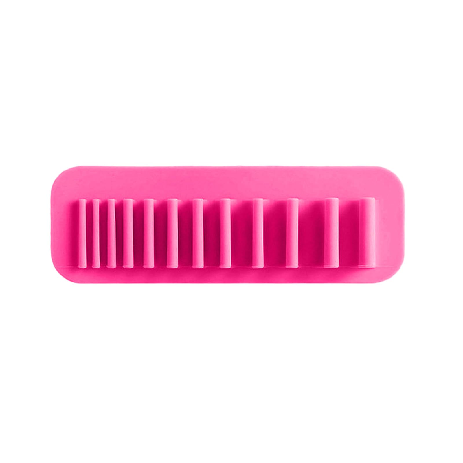 CRFFZ Wall-Mounted Makeup Brush Organizer Silicone Cosmetic Storage Rack Drying Hanging Brushes Holder Silicone Holder Cosmetic Storage