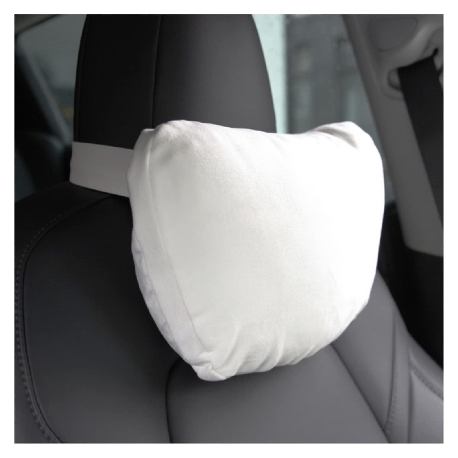 Compatibile con Tesla Model3 Compatibile con Model X Models Seggiolino Auto Poggiatesta Collo Cuscino Cuscino Proteggi Accessori Parti (Color : Milky White)