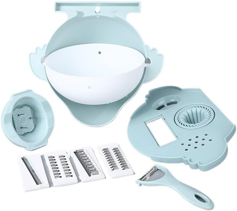 Multifunctional vegetable cutter fruit slicer grater steel blade potato dicing carrot kitchen gadget(E)