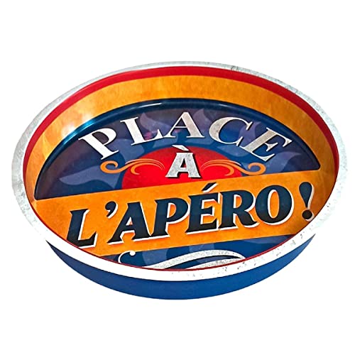 Plateau métallique PLACE A L APERO