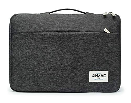 Kinmac 360° Protective Waterproof Laptop Case Bag Sleeve with Handle (13 inch-13.9 inch, Black)