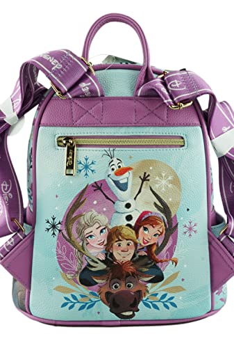 Wondapop Disney Frozen Elsa and Anna 11" Vegan Leather Fashion Mini Backpack4