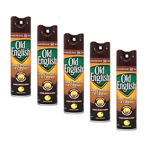 Old English Furniture Polish Spray, Lemon 12.50 oz (Pack of 5) Cover