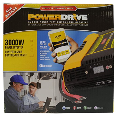 PowerDrive PD3000 3000W Power Inverter with Bluetooth