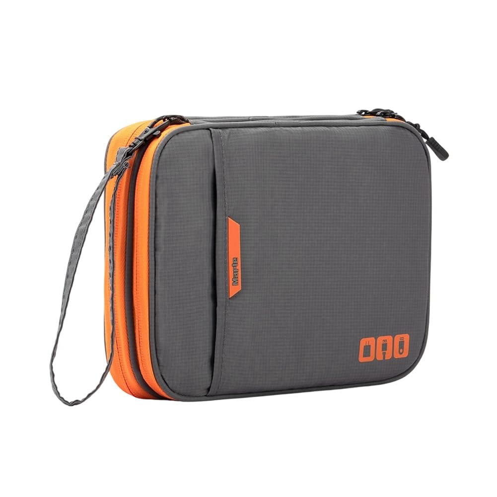 Hndhbfgrt Cable Storage Bag Digital Electronic Organizer Pouch Portable USB Data Line Charger Plug Storage Bag Travel Cable Case