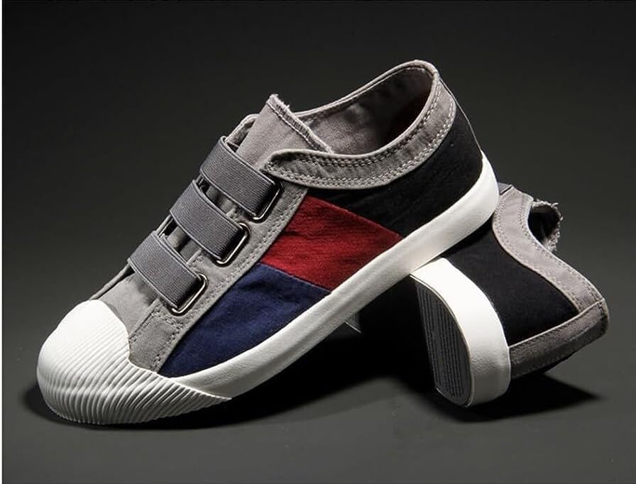 Men's Casual Slip On Loafers Canvas Walking Shoes Low Top Comfortable Breathable Sneakers4