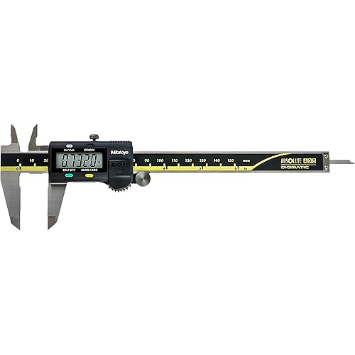 Mitutoyo 500-196-30 Digimatic Caliper 6" (150mm) – High-Precision AOS Encoder – Stainless Steel Electronic Vernier Caliper with .0005"/0.01mm Resolution for Accurate Measurement