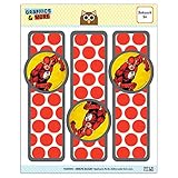 The Flash Character Set of 3 Glossy Laminated Bookmarks