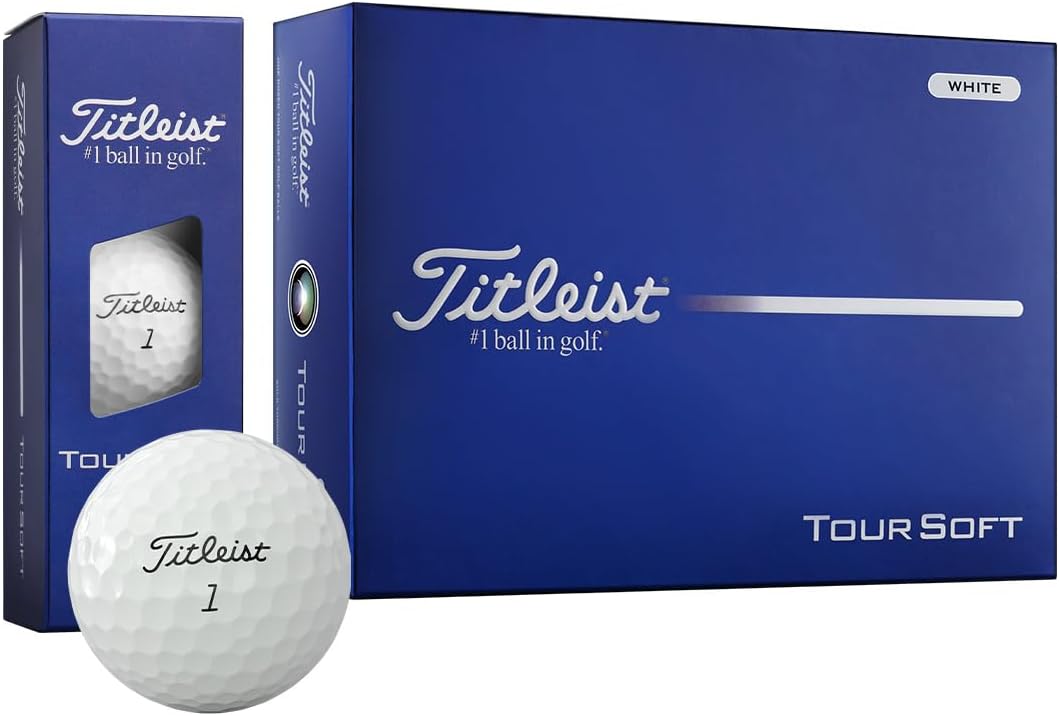 Titleist Tour Soft Custom Golf Balls - Add Logo, Image, Photo or Text (Set of 12)