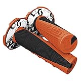 Scott Deuce 2 Off-Road Motorcycle Hand Grips - Neon Orange/Black/One Size