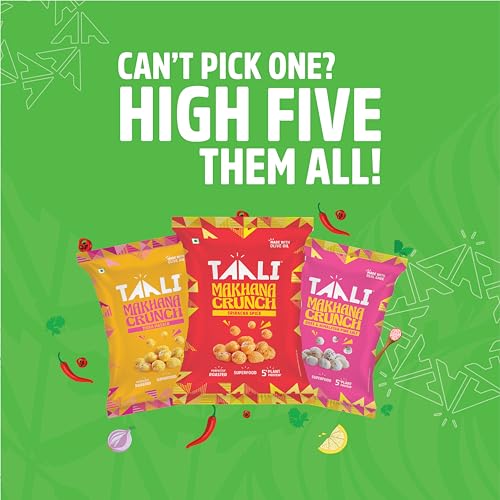 Image of Taali Roasted & Flavoured Makhana | Pudina Foxnuts | Crunchy, 100% Natural, No Palm Oil, Rich in Protein, 60g