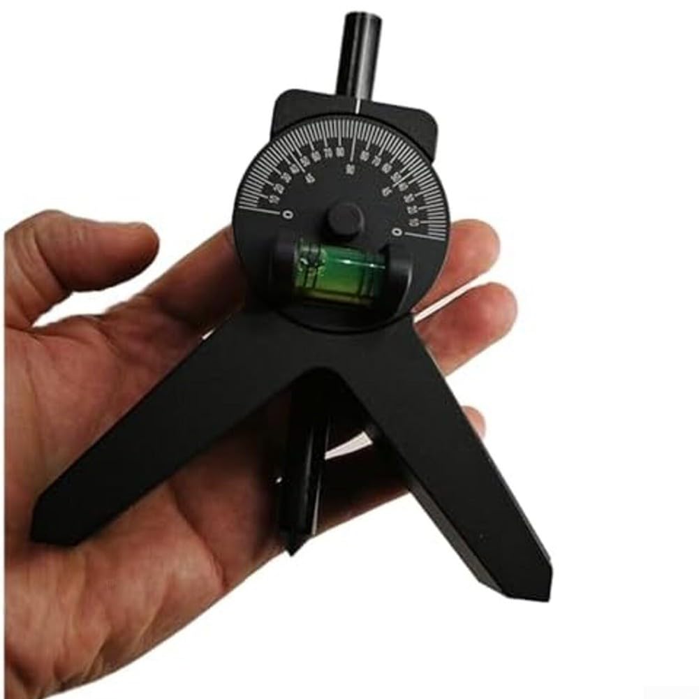 Cabezal de centrado magnético en forma de Y buscador de centro de tubería con escala ajustable y alineación precisa de nivel de burbuja, herramienta de instalación de tuberías, negro (45°)