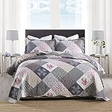 colchas king size amazon Juego de colcha tamaño king: 1 colcha tamaño king de 250 * 270 cm (96 "x 108") + 2 x funda almohada 50 * 90 cm (20 "x 36")