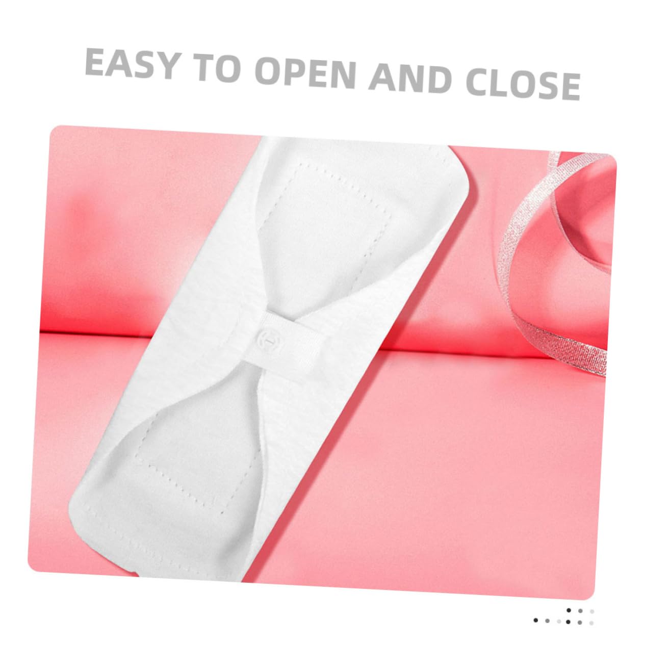 Healvian 30stücke Waschbare Menstruations-baumwollpads Atmungsaktive Wasserdichte Hygieneunterlagen Für Schwangere Wiederverwendbare Slipeinlagen Für Menstruation Lichtkante