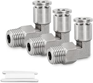 Mini Robinet à Bille Pneumatique, Raccord Rapide, 4mm, 6mm, 8mm, 10mm