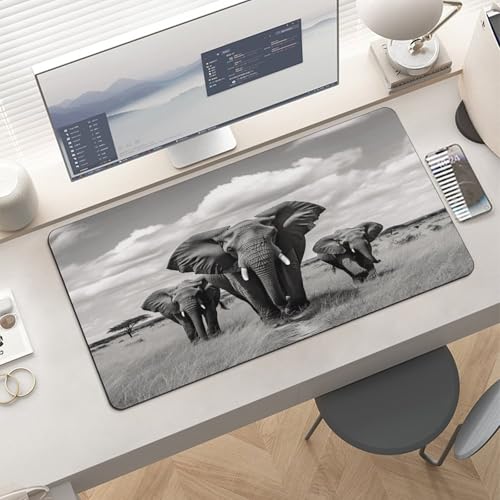 Elephant Walking Desk Pad Waterproof Mouse Pad miniatura 6