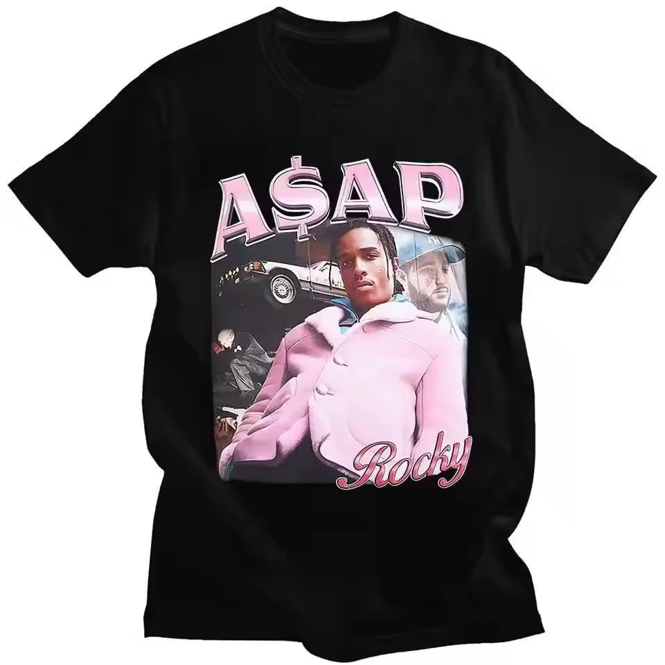 CSDEeru88 ASAP Portrait Aesthetics T-Shirt Black L