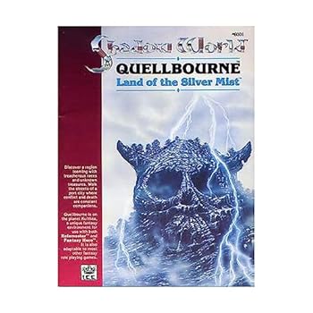 Paperback Quellbourne, Land of the Silver Mists (Shadow World Exotic Fantasy Role Playing Environment, Stock No. 6001) Book