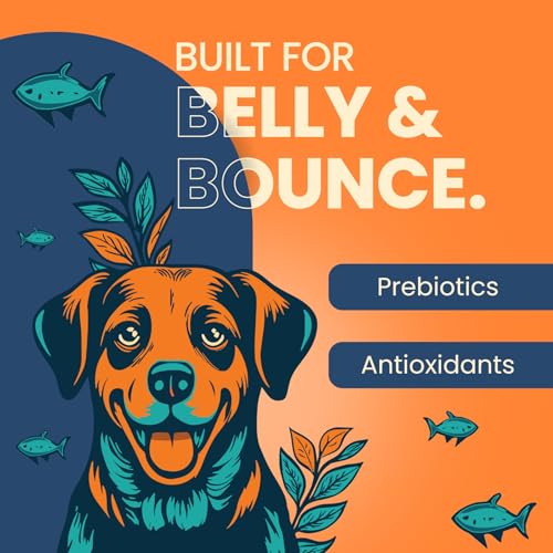 Image of Thrive- Bark Out Loud Real Tuna Fish Dry Dog Food | Antioxidants, Omega, Multivitamins | Yucca for Digestion (800 gm)