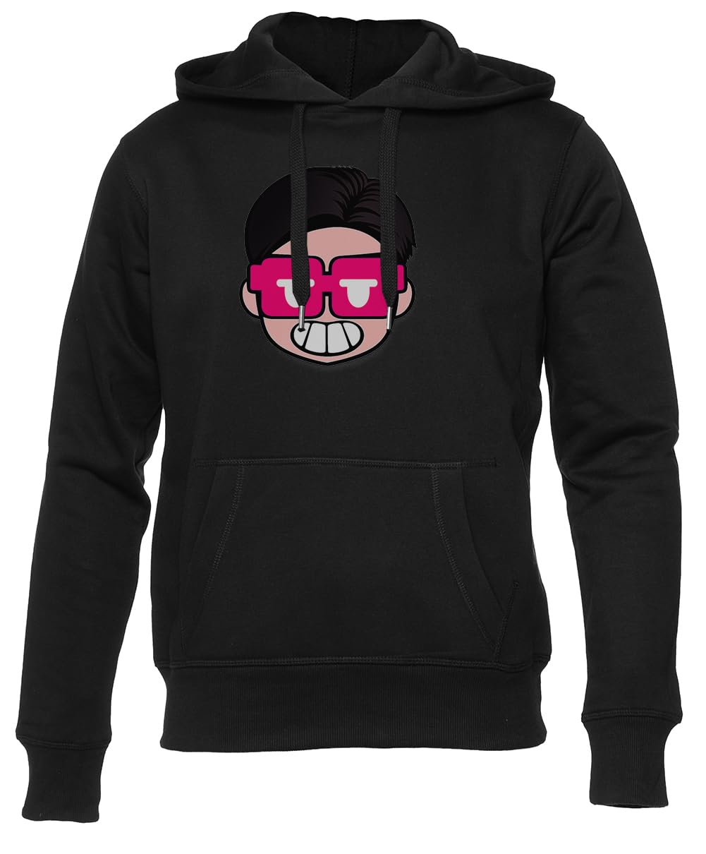 Volgar Czarna Bluza Unisex Dla Mężczyzn i Kobiet Unisex Black Hoodie Men Women