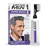 Just For Men Control Gradual, tinte para Canas,Castaño Oscuro T45, 40g