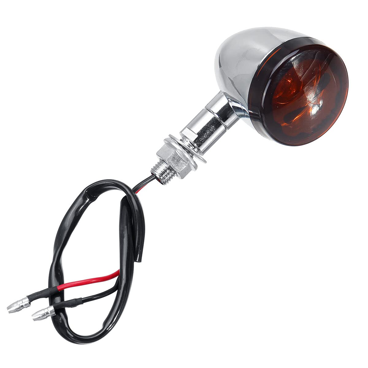 12V Motocykl Czaszka Światła Kierunkowskazów Dla Harley Davidson Softail Cross Bones - Chrom