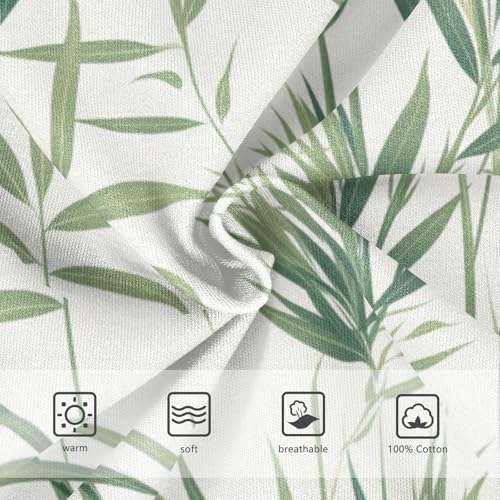 KLL Fern Leaf Equisetum Clover Leaves Little Boys Comfort Briefs Cute Undies3