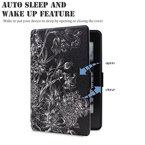 Walnew BC22335 Case For 6 Inch Kindle Paperwhite 2012-2017(Model No.Ey21 Or Dp75Sdi) - Pu Leather Case Smart Protective Cover Only Fits Old Generation Kindle Paperwhite Prior To 2018 thumb #3