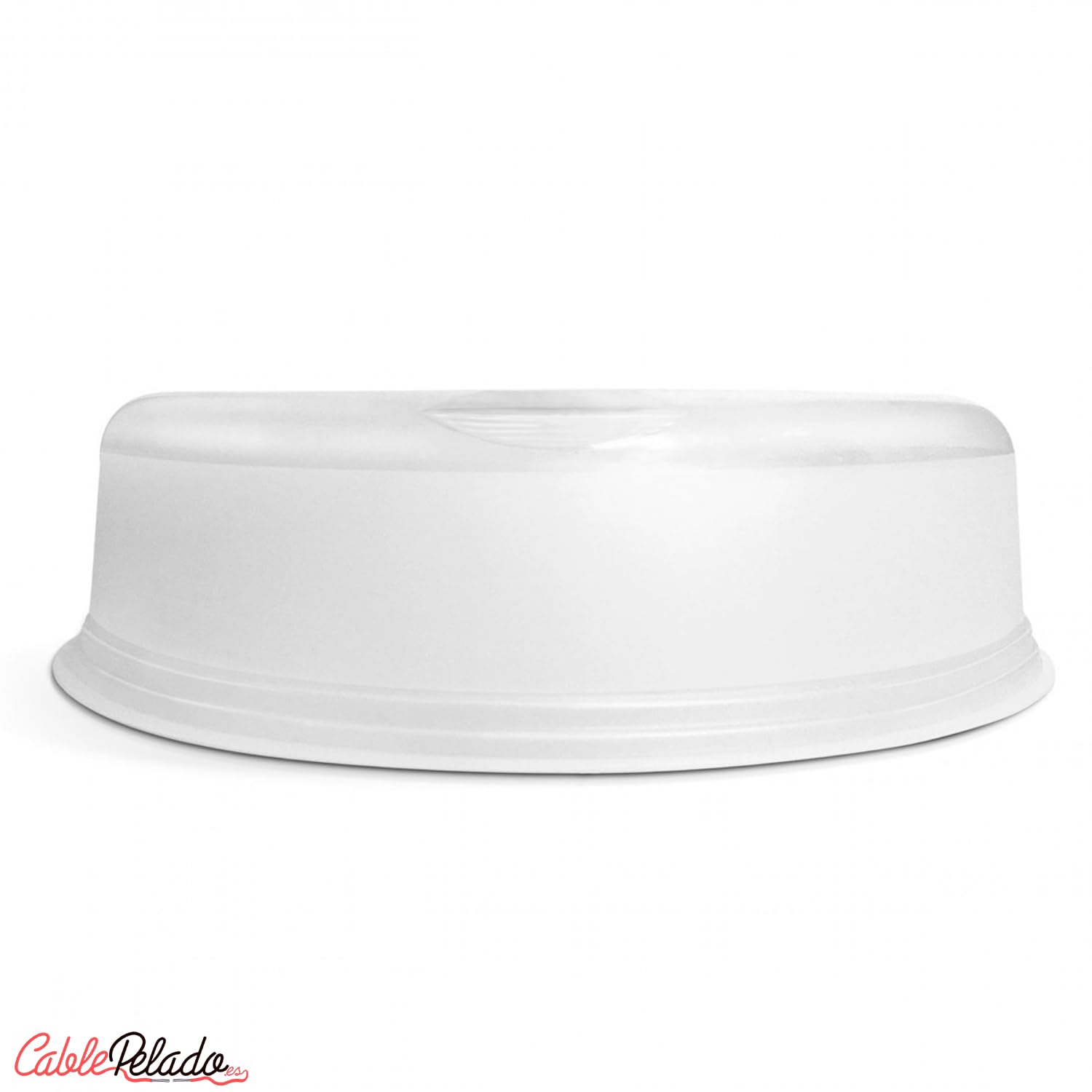 CABLEPELADO Tapa para Microondas con Salida de Vapor, Tapadera microondas Libre BPA, Tapadera Calentar Comida, Tapa Protectora para Microondas, Libre de BPA, 27,5 cm diámetro x 7.5 cm Altura