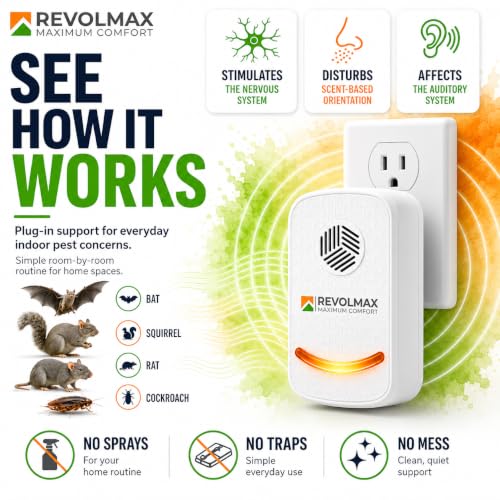Image of RX-78, Upgraded Ultrasonic Pest Control Repeller - Indoor Plug-in (6 Pack)