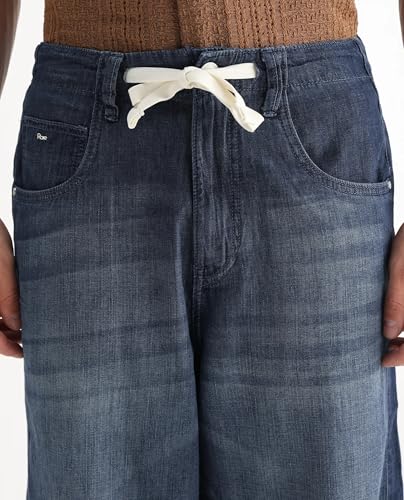 Image of Rare Rabbit Baggy Plain Jeans