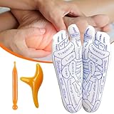 GDSAFS Reflexology Socks, Reflexology Socks with Massage Tool, Pressure Point Socks, Foot Reflexology Socks, Acupressure Socks with Tool, Acupressure Reflexology Foot Massage Socks (Women, 1 Pair)