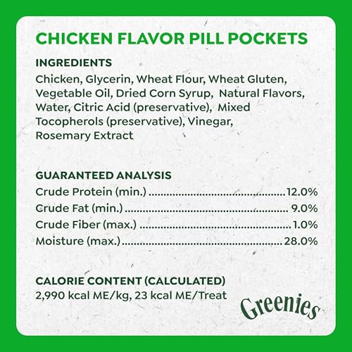 Greenies Pill Pockets for Dogs Large Size, Dog Treat Pouch for Capsule Medication, Chicken Flavor, 15.8 oz. Pouch - Image 6