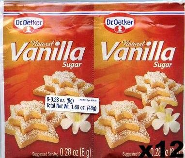 Natural Vanilla Sugar (Oetker) CASE (12 x 48g)