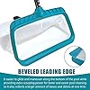 POOLWHALE Professional Pool Skimmer Net, Heavy Duty Swimming Leaf Rake Cleaning Tool with Deep Fine Nylon Mesh Net Bag - Fast Cleaning,Easy Scoop Edge,Debris Pickup Removal (No Pole) #2
