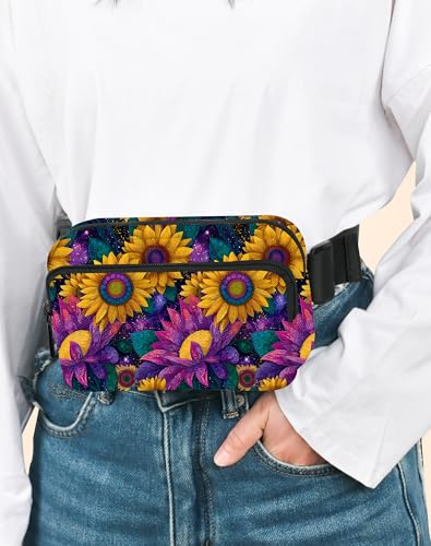 Image of Sunflower Fanny Pack for Women Belt Bag Fashion Everywhere Waist Pouch Lightweight Crossbody Bags with Adjustable Strap