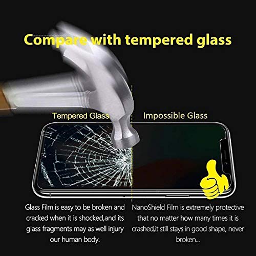 Image of Hammer Proof Impossible Film Screen Protector [Not a Tempered Glass] Screen Guard for Samsung Galaxy M20