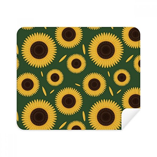 Chiffon de nettoyage tournesol en suédine pour écrans et lunettes x2