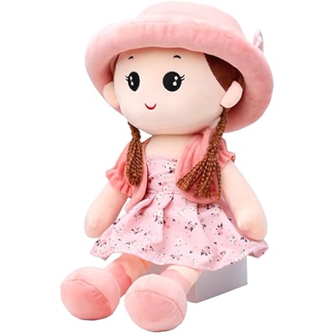 HERUAI Plush Cuddly Rag Doll for Girls Cover