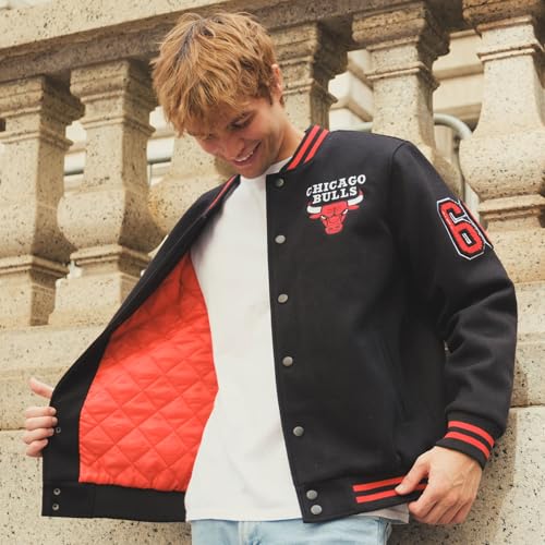 Ultra Game Men's Standard Game Time Varsity Jacket, Team Color 23, XX-Large - Image 5