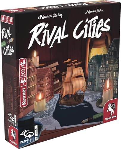 Pegasus Spiele Rival Cities (Deep Print Games) Marron
