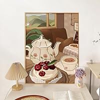 Amazon.co.jp: [XLOYP] アートパネル レトロ カフェ店 喫茶店