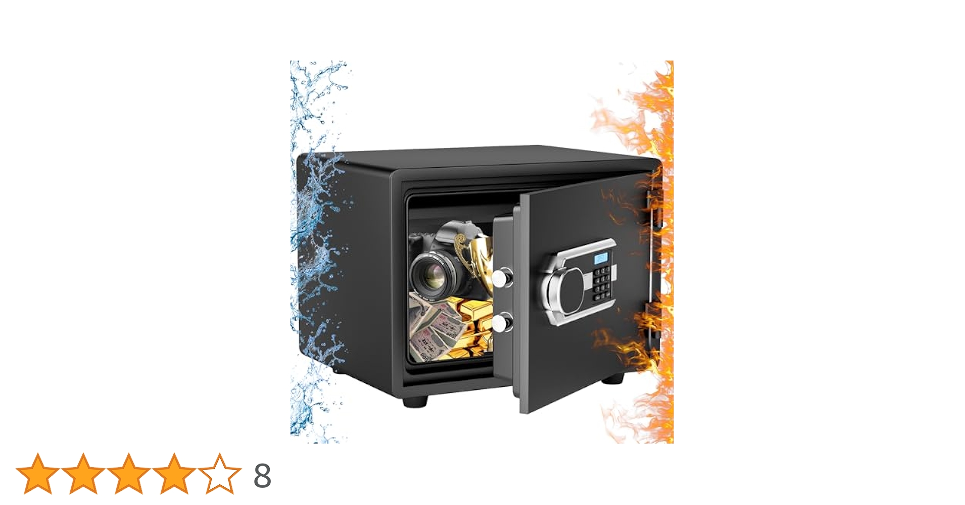 耐火金庫 UL規格 1時間 耐火 耐水 重量20KG 8L, (20kg) Amazon.co.jp: 耐火金庫 UL規格 1時間 耐火 耐水 大型 重量20KG